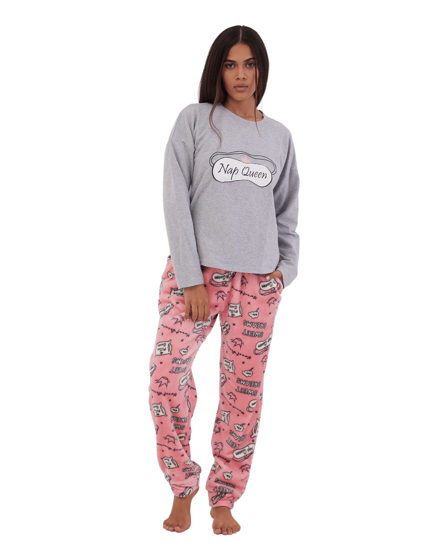 Nap Queen Winter Full Pyjama Gray