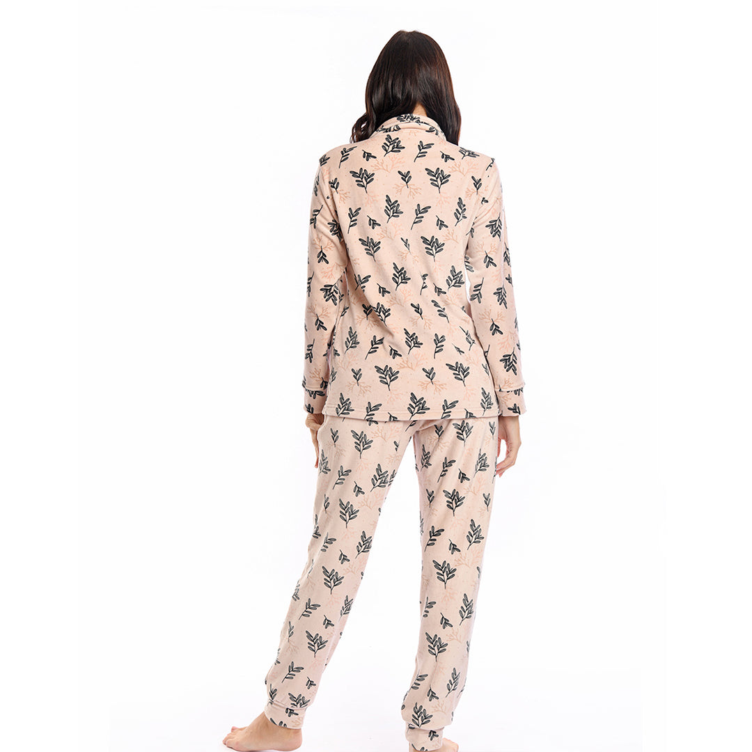 Leaves Winter Classic Pyjama Velour