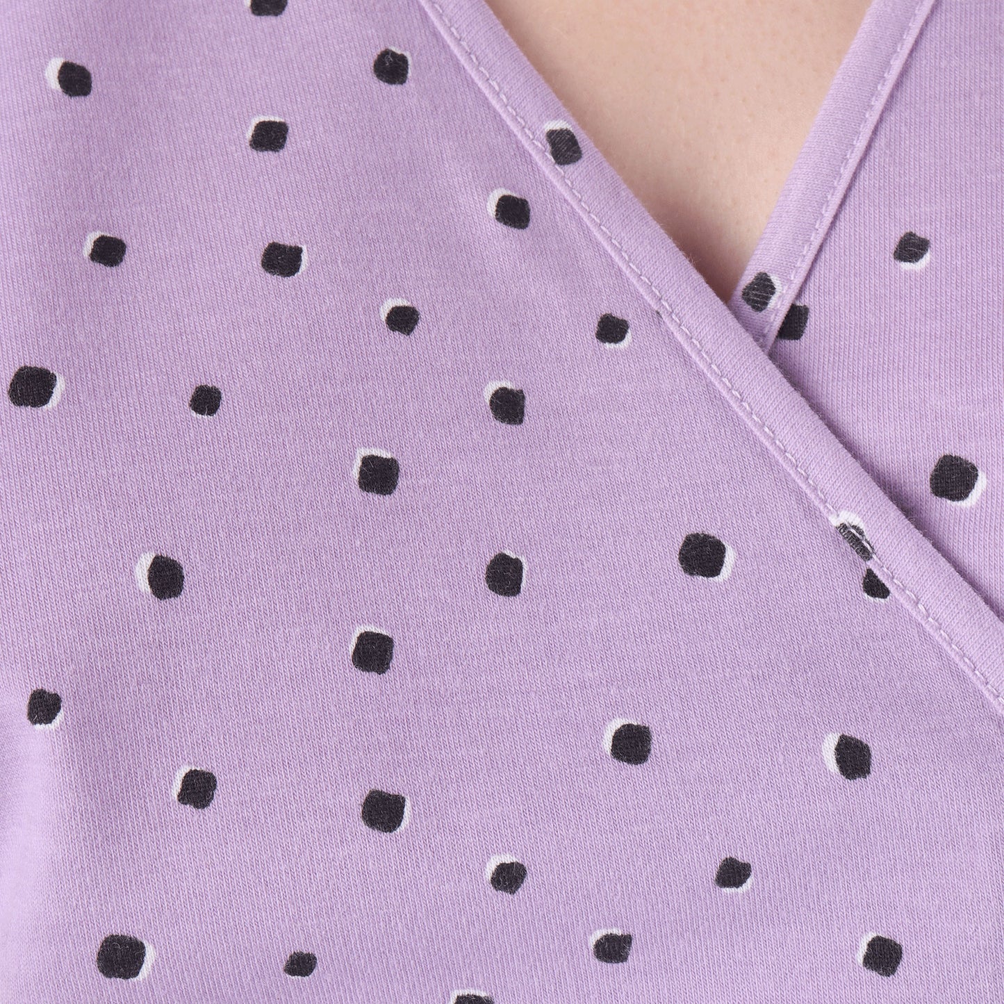 Dots Summer Pyjama Short - Purple