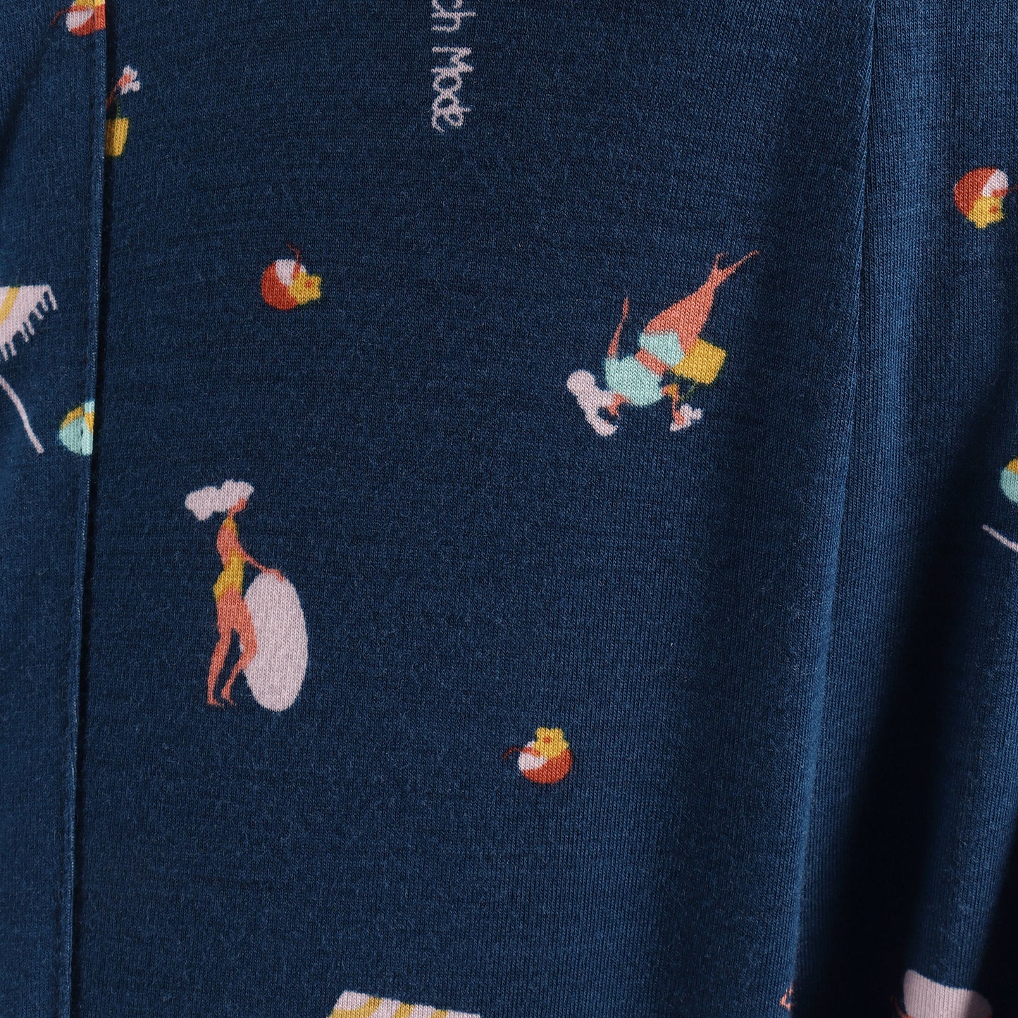 Beach mood Summer full Pyjama Short Sleeve - Light Blue