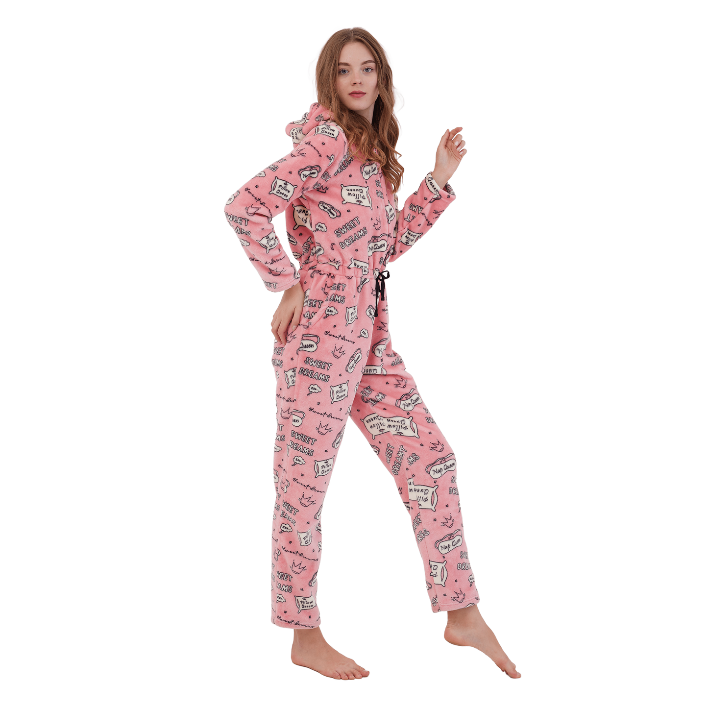 Nap Queen Winter Jumpsuit Pink