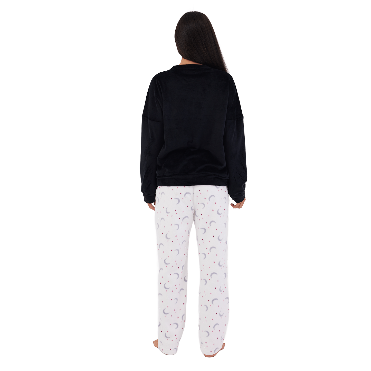 Dreamy night Full Winter Pyjama Black