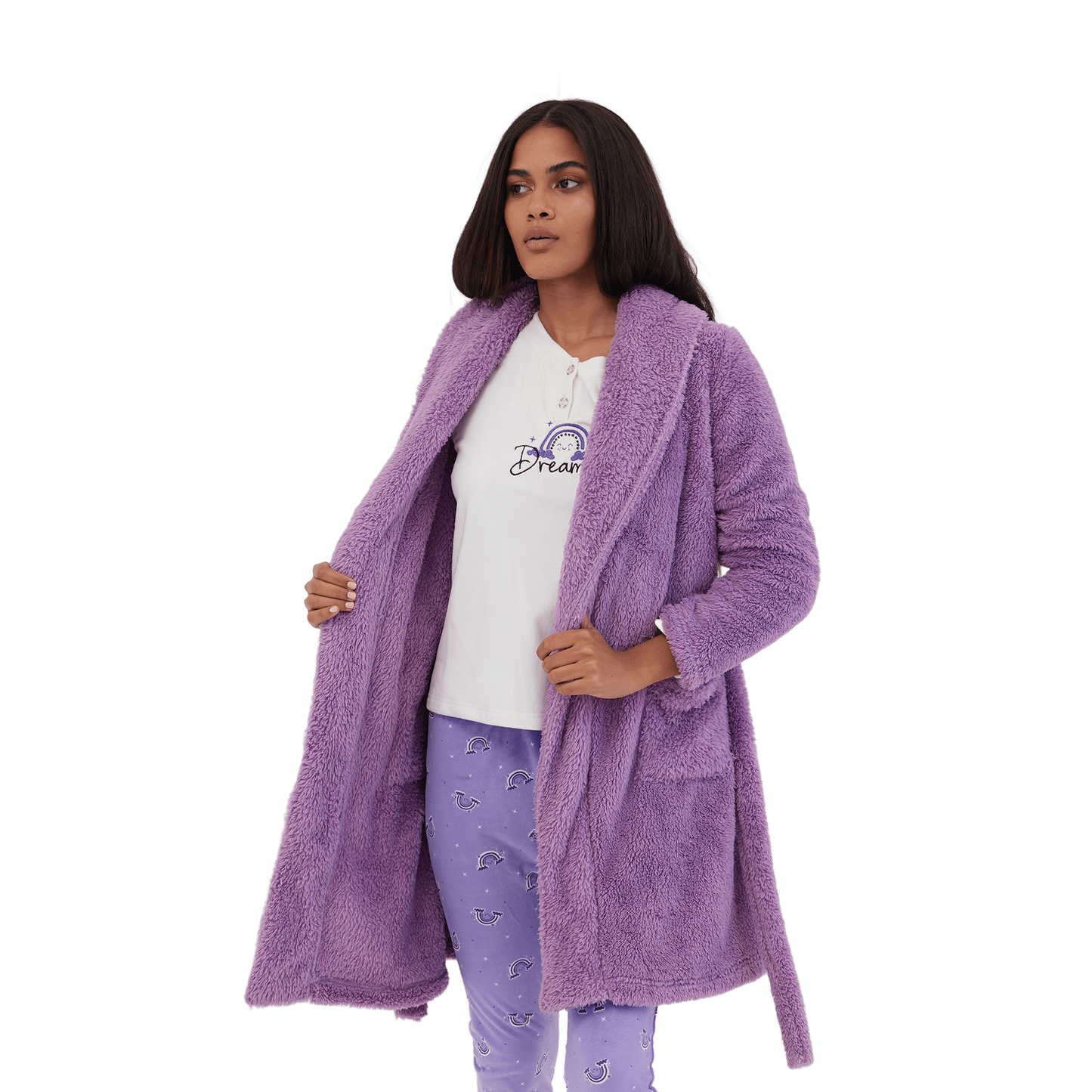 Polar Lavender Winter Long sleeves Robe Move