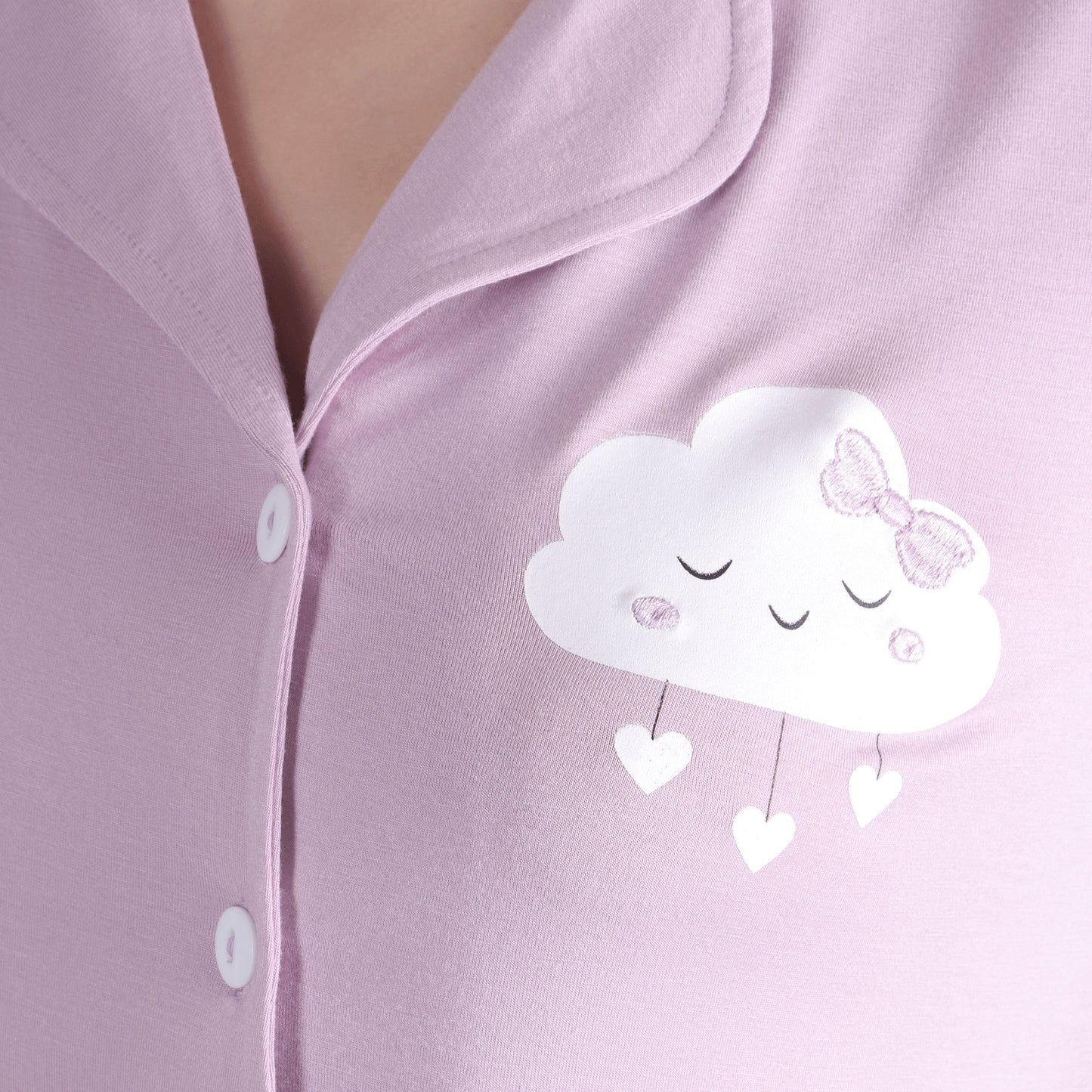 Lavender Summer Short Pyjama