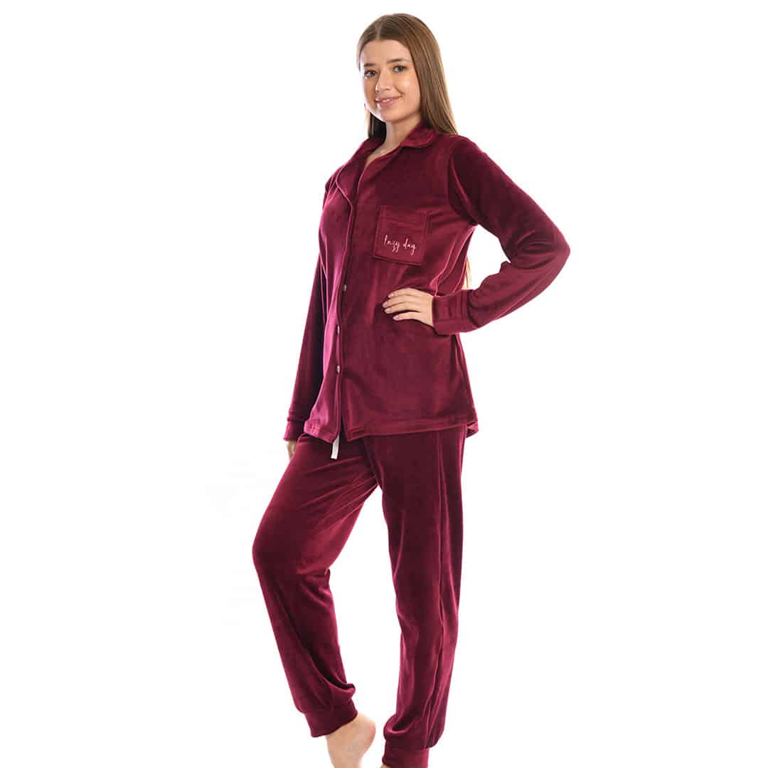 Pink and Red Winter Full Pyjama