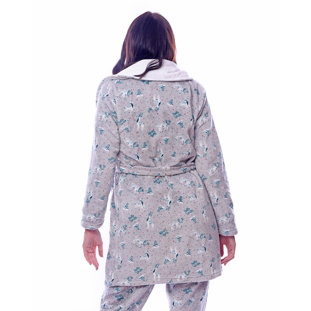 Hello Winter Robe Polar