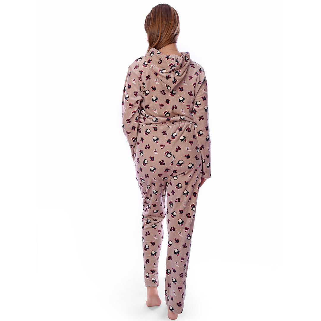 Cozy Winter Jumpsuit Velour