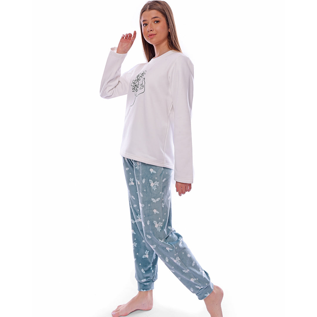 Flowers Winter Full Pyjama