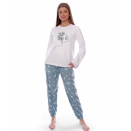 Flowers Winter Full Pyjama