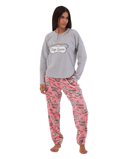 Nap Queen Winter Full Pyjama Gray