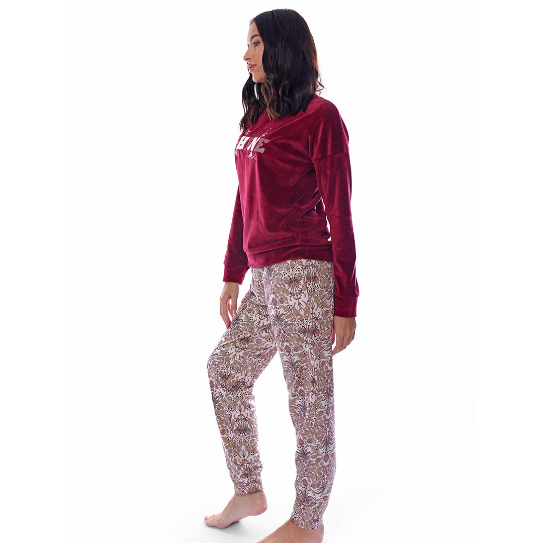 Rose Shine Winter Full Pyjama Polar