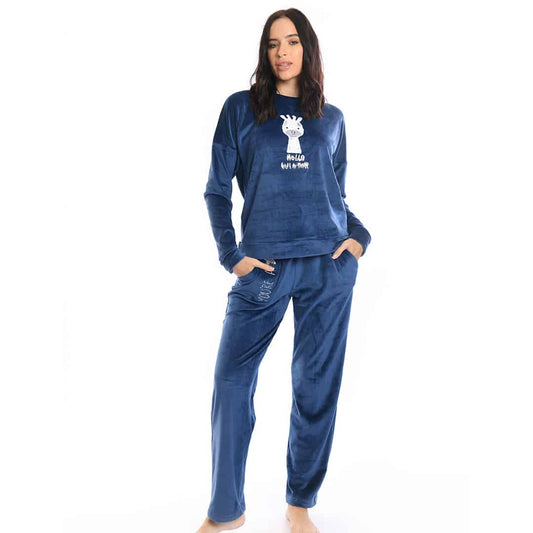 Blue Night Giraffe Pyjama
