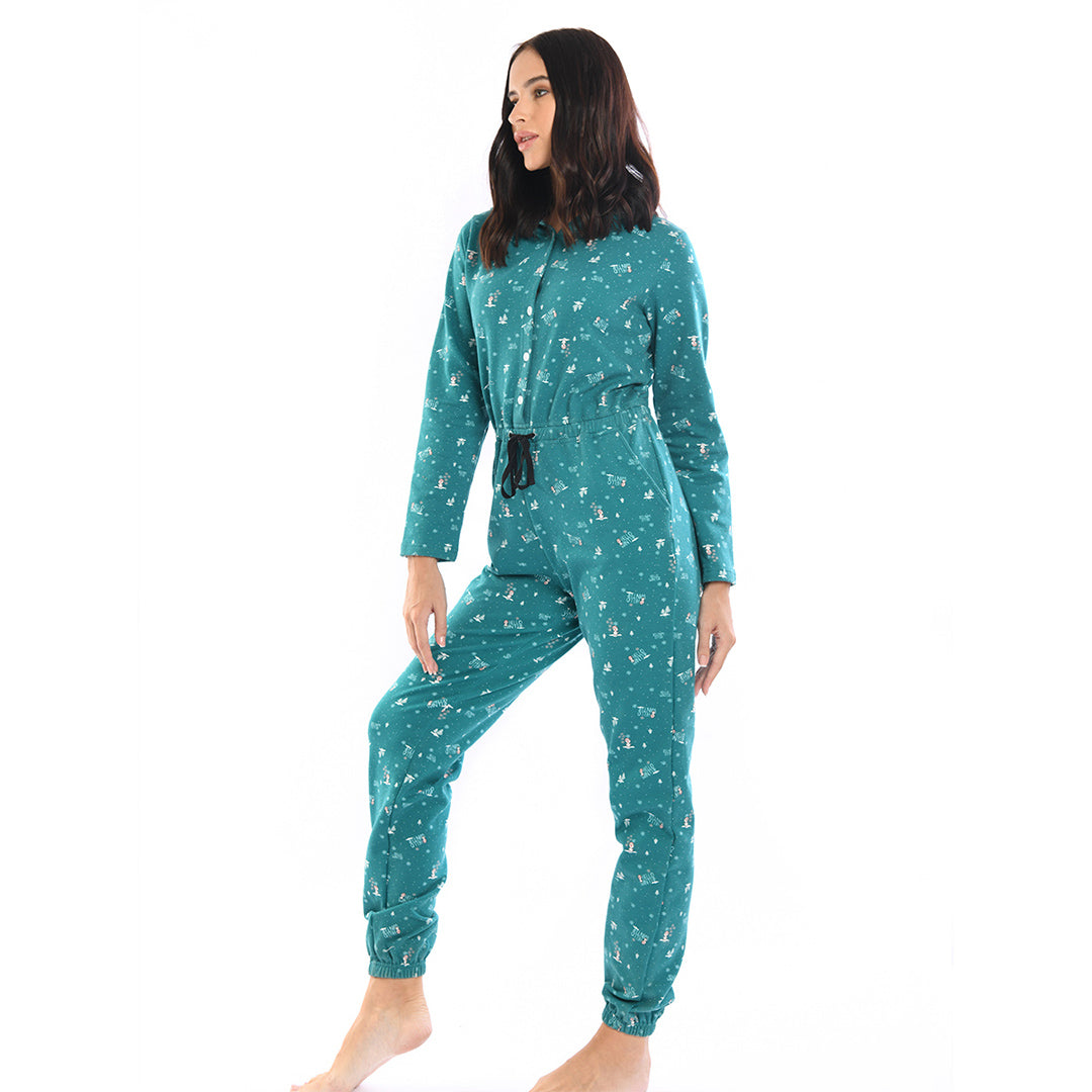Iceman Jumpsuit Melton -Teal