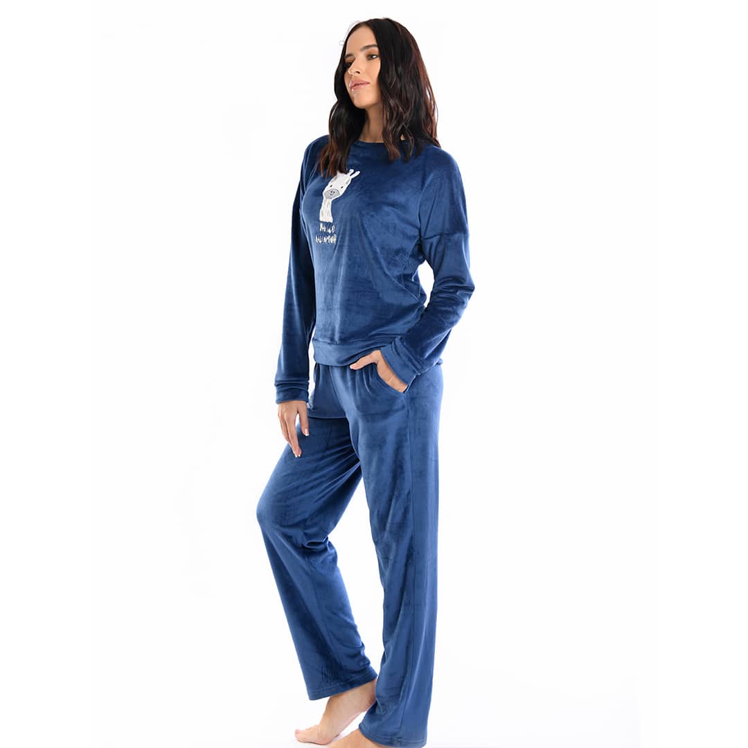Blue Night Giraffe Pyjama