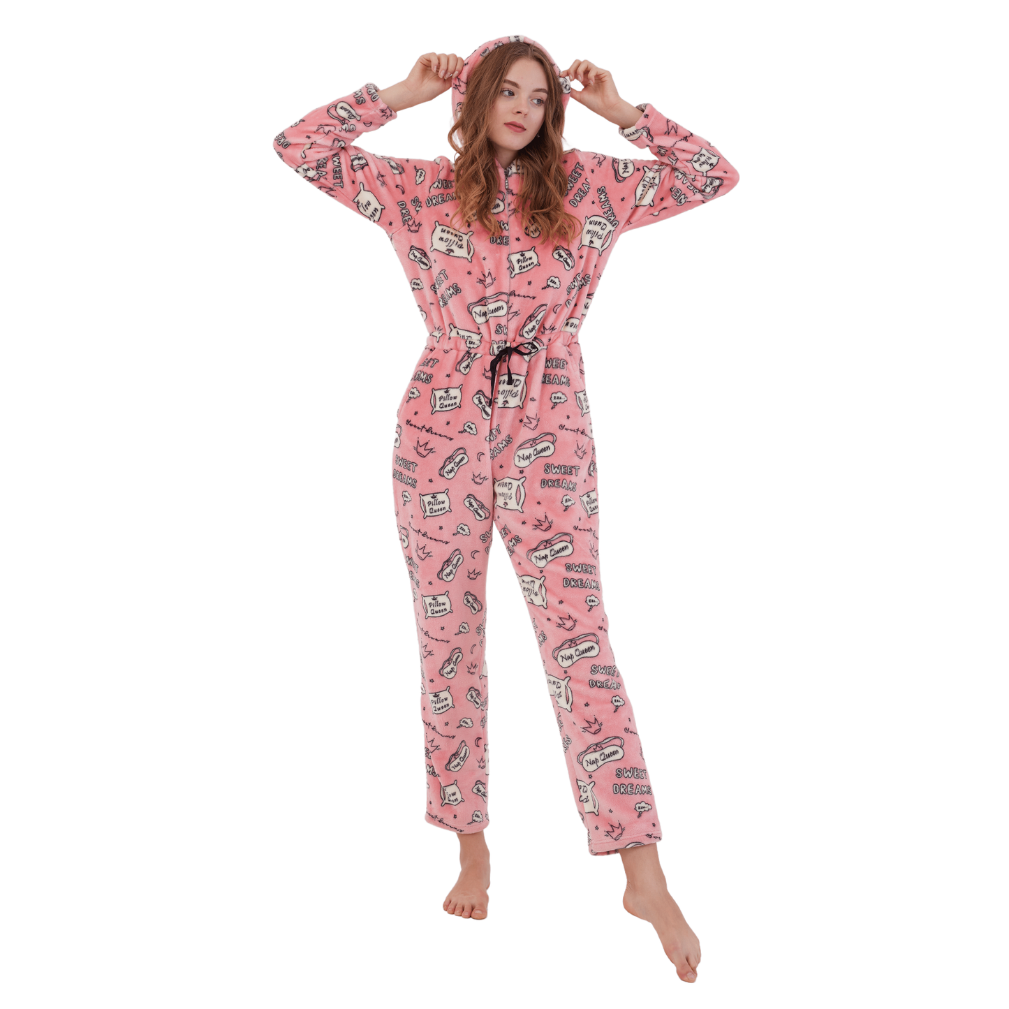 Nap Queen Winter Jumpsuit Pink