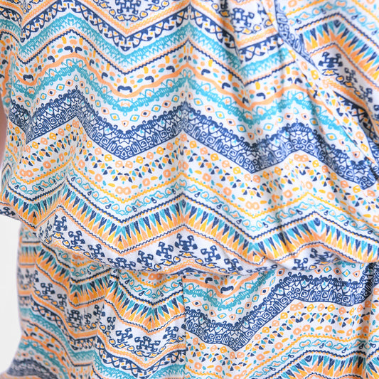Boho Stripe 3PCs Summer Pyjama