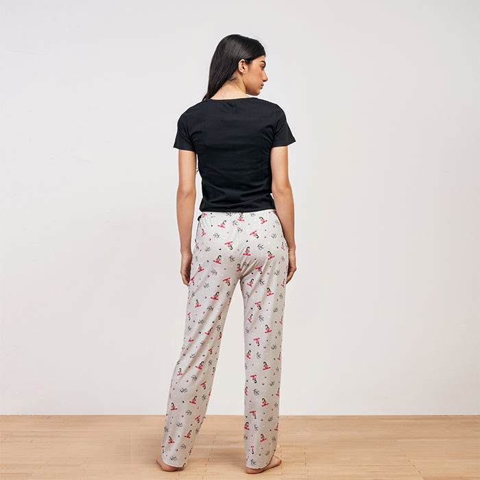 Relax Yoga Summer Full Pyjama - Black