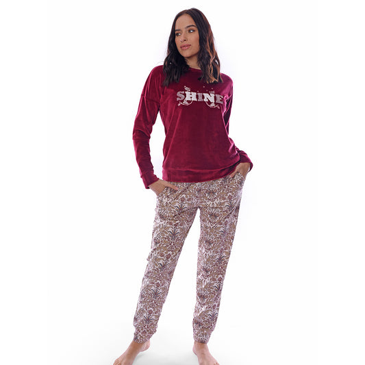 Rose Shine Winter Full Pyjama Polar
