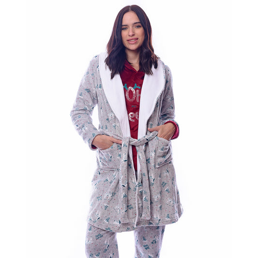 Hello Winter Robe Polar